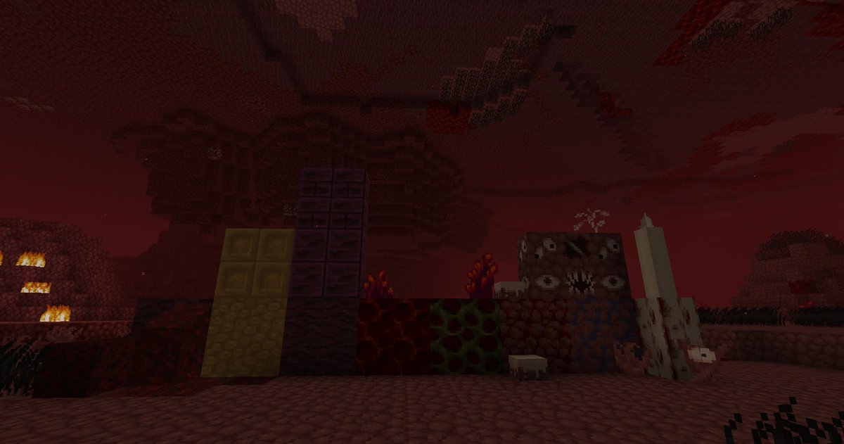 Fleshy Grounds WIP Update!
made up with fat blocks , tissue blocks , flesh blocks , dermis , pimples , hair , blood , eye , vines , a little bit of everything
#minecraft #Minecraftbuilds #art