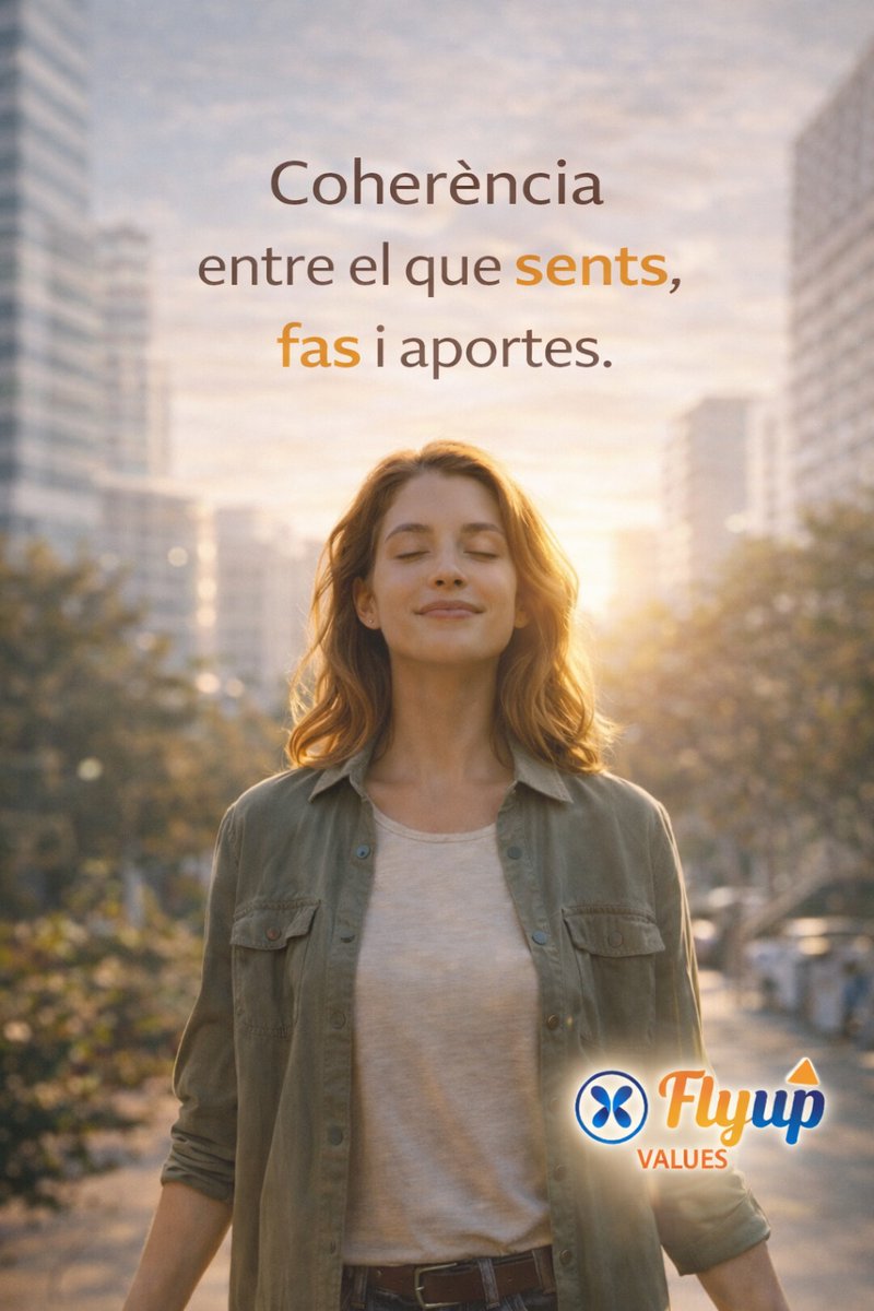 FlyUpValues's tweet photo. 🌿 Coherència entre allò que sents, fas i aportes

No es tracta de ser perfectes,
sinó de ser presents.
Sentir amb veritat.
Actuar amb consciència.
Aportar amb cura.

FlyUp és un camí cap a aquesta coherència.
#FlyUp #VidaConscient #SostenibilitatHumana https://t.co/PUhbliiVS2