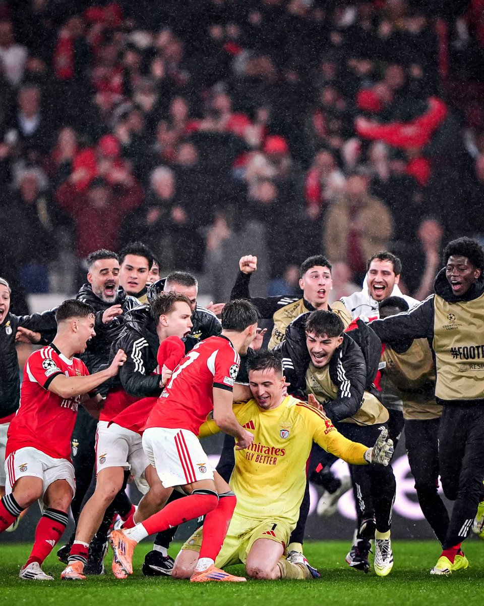 O auge do Tugão, em Bilbau e Lisboa! Golos decisivos ao cair do pano, drama, nervos e glória! 
Este formato Champions tem muito sumo, o Sporting faz história e o Benfica chega ao playoff com golo do GR no último suspiro. 
What a day 👏🏽
