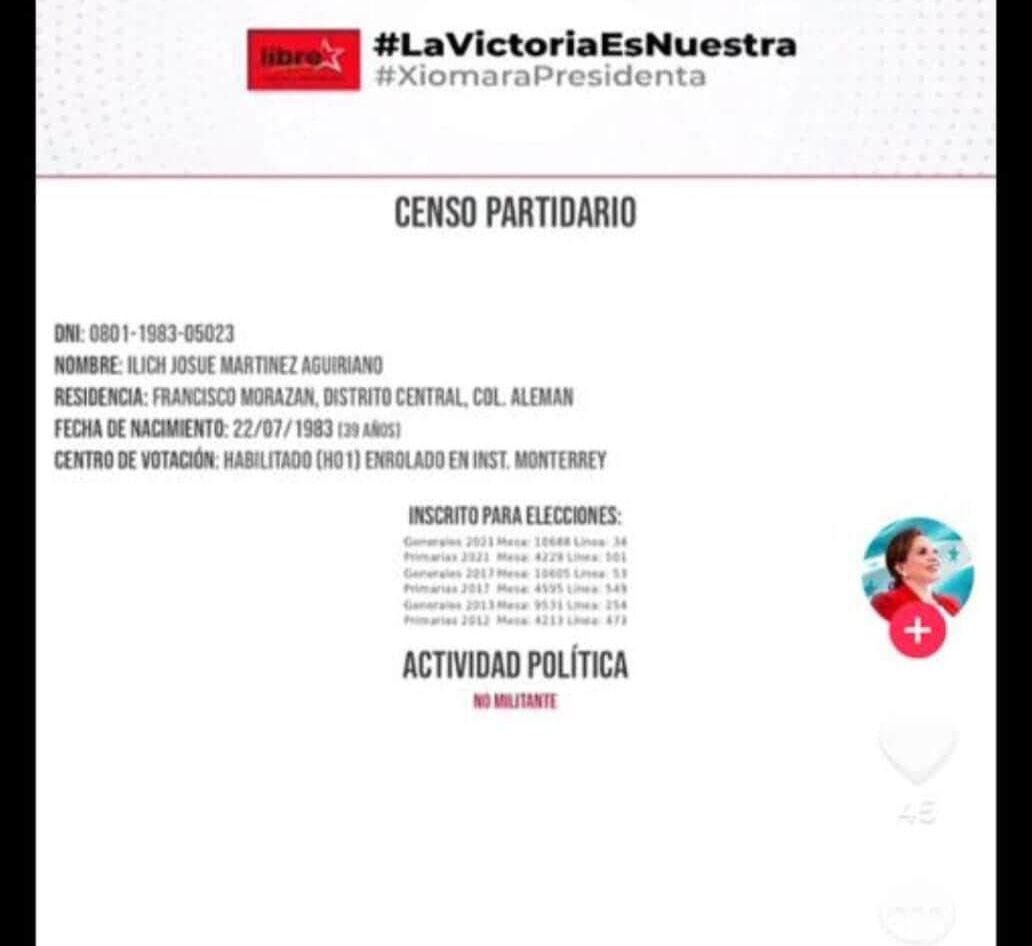 Mariodiaz03's tweet image. Ilich Josué Martínez 

Sólo para notificarte que no vas a regresar a la ENEE sé que andas pidiendo el departamento legal, trataste como perros a nuestros hermanos nacionalistas y les diste persecución. 

Al Abogado, que anda pidiendo por él de consejo, no lo haga.