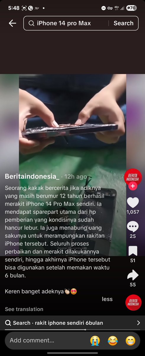 2026 GANTI RAKYAT!

Main repost di tiktok ga izin ga kabar, guna gue muncul apa? 

Susah amat DM! 
X lu eror g bisa dm?

Susah tinggal di +62

Highlightnya wajah adek gue lagi, padahal dah usaha g kelihatan wajahnya demi privasi!