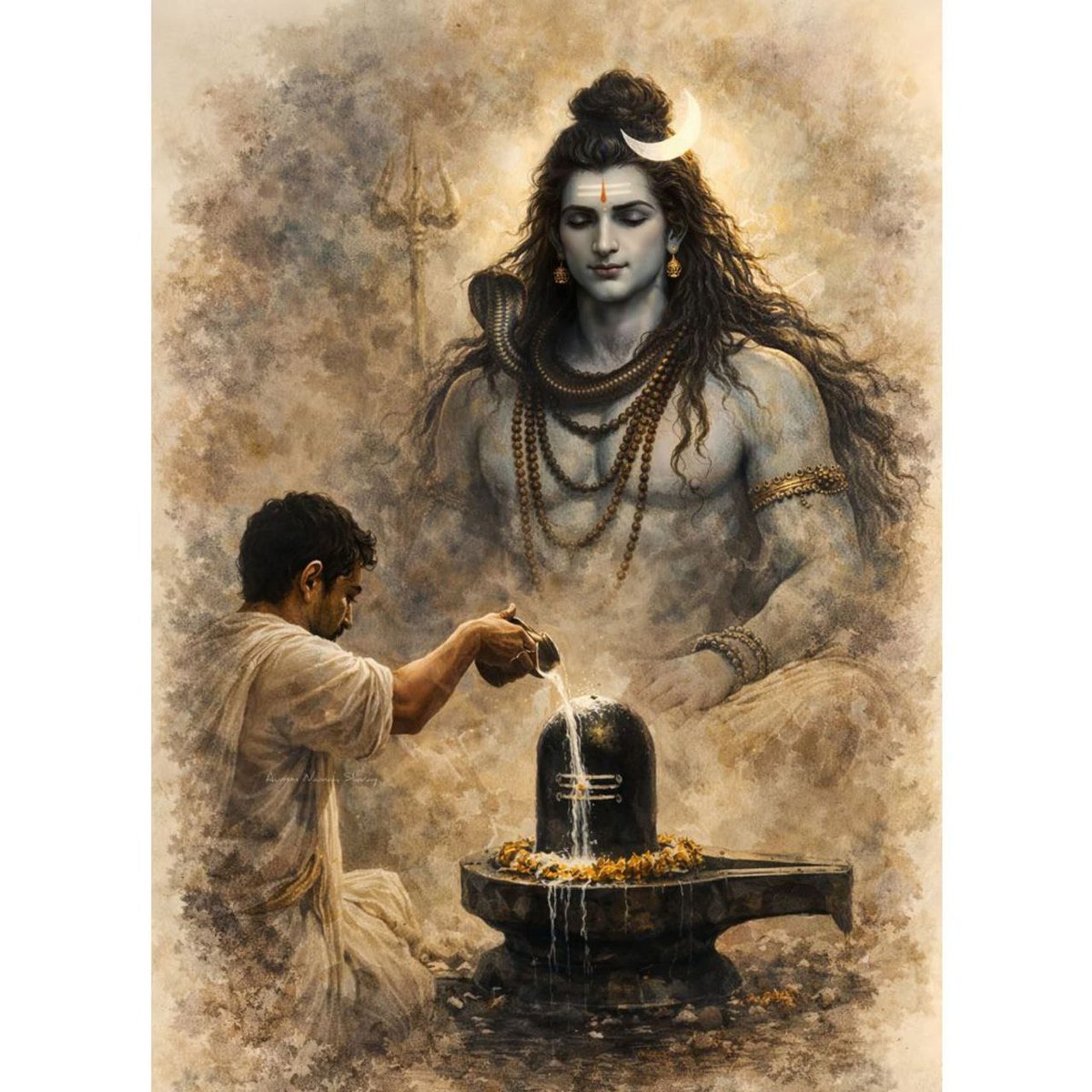 _TradeToday's tweet image. शिव के प्रति प्रेम होने पर प्राप्त,
सभी सांसारिक वस्तुएँ निरर्थक प्रतीत होती हैं.......
उनकी शरण में जाने पर मोक्ष का मार्ग प्रकट होता है....🔱🕉️❤️🙏🌸✨💫
जय शिव शंभू......🥰
हर हर महादेव 🕉️📿
#सुप्रभात...