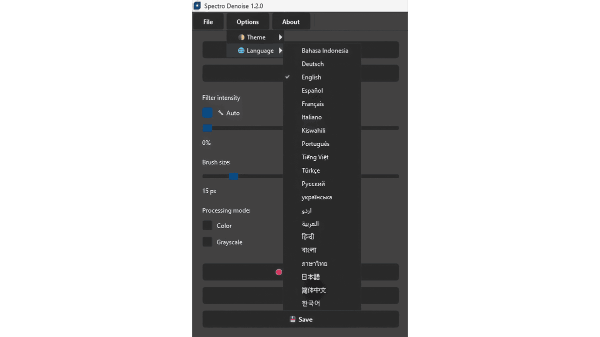 eberload's tweet photo. Spectro Denoise 1.2.0, ahora con interfaz traducida a 20 idiomas, haciendo que la potente eliminación de patrones repetitivos con FFT sea accesible para todo el mundo. ¡Adiós a los semitonos!https://t.co/A4FDMJfs0k
#freeware #Windows #Donationware https://t.co/E9ZyweCI1n