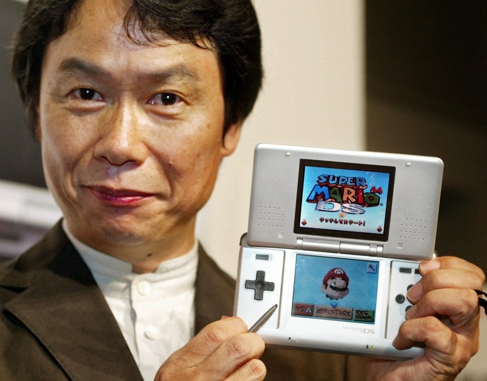 RetroGamerArt's tweet image. Nintendo DS ❤️ Shigeru Miyamoto