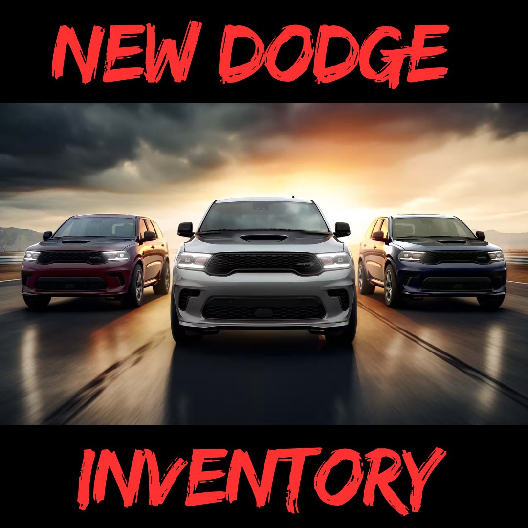 lenstoler_cdjr's tweet photo. New Dodge inventory is here, bringing aggressive style, powerful performance, and unmistakable attitude to the lot! Click the link to find the perfect Dodge ride for you! https://t.co/ngHXz0Gujq