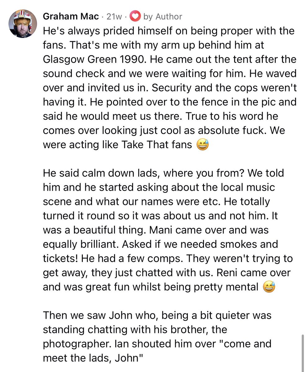 yourgoldengaze's tweet image. all encounters with the stone roses that ive read about have been beyond lovely but this in particular is one of the best 🥹💗