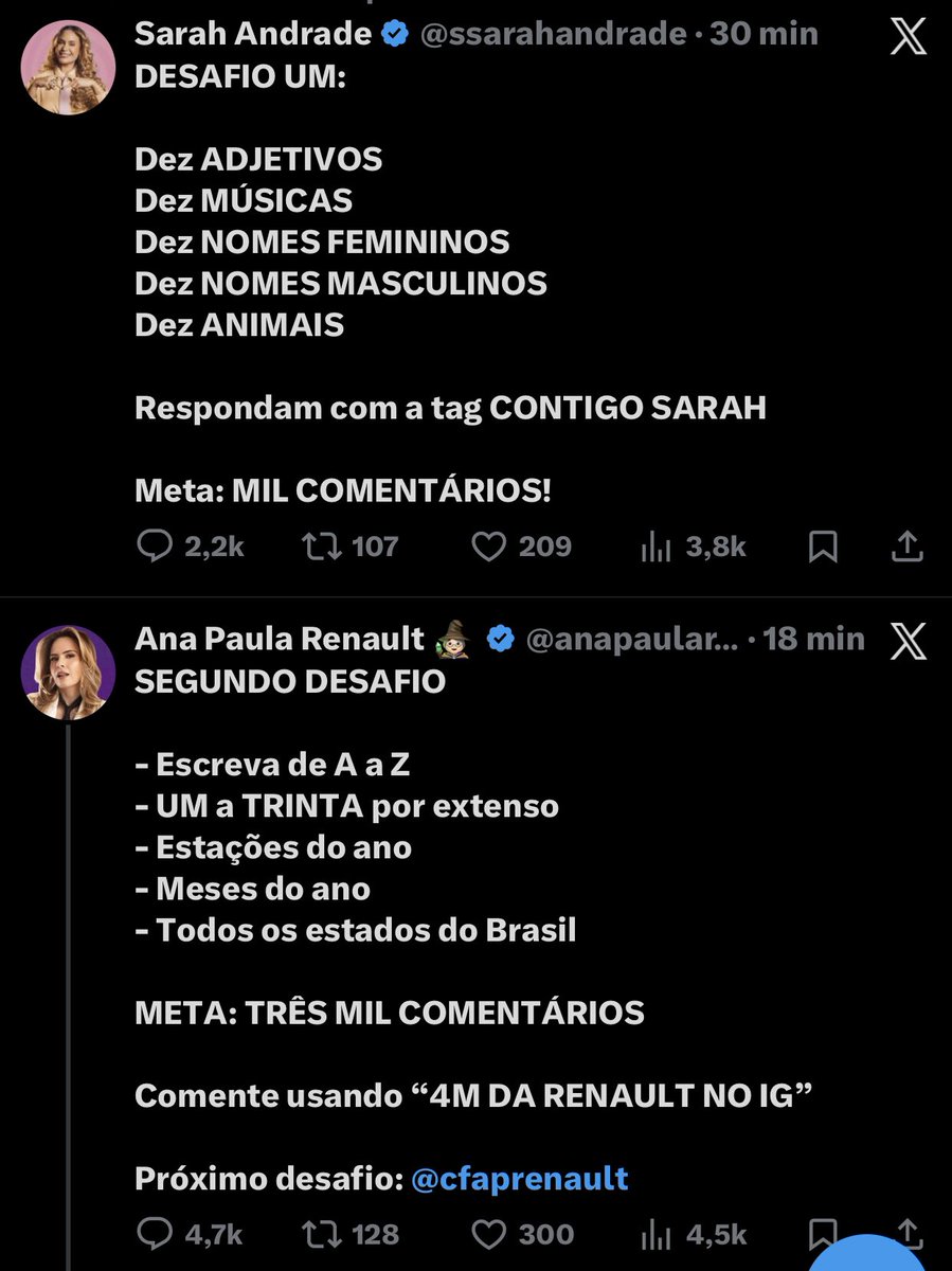 Vamos com tudo? #BBB26 #TeamRenault 

       4M DA RENAULT NO IG