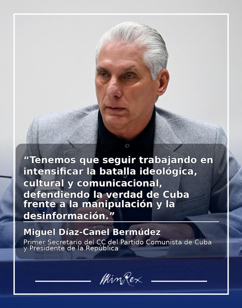 Nuestra verdad ha sido y seguirá siendo nuestra primera arma de combate. #Cuba es un pueblo de #PatriaOMuerte #PinardelRío