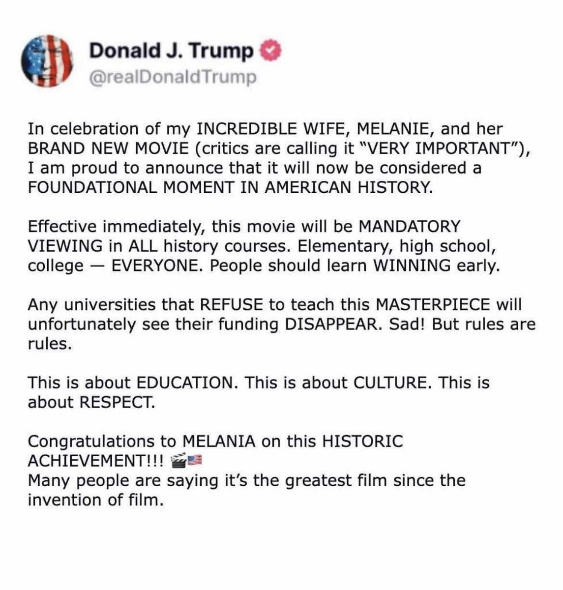 Could be satire. Could be real. Can’t tell the difference these days.