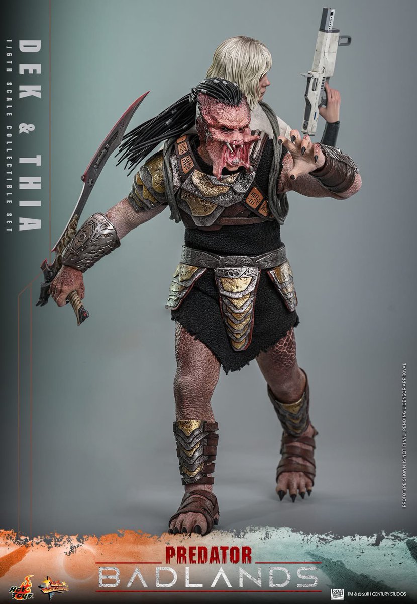 HotToysFans's tweet photo. PO ✅ Predator: Badlands - Dek & Thia Set!
🔥 https://t.co/5mlFAn1cSa
#ad #HotToys #PredatorBadlands #Dek #Thia https://t.co/a25bkXxilp
