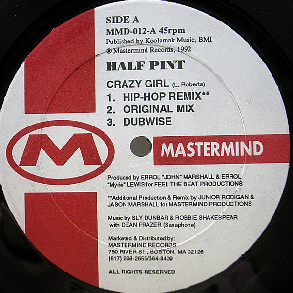JuniorRodigan's tweet photo. Back in 1992 ....  I was working on a Hip Hop remix for this #HalfPint chune on the #STALAGriddim we had licensed ( featuring #SlyDunbar on drums ) 

The American engineer was LEO OKEKE - who basically engineered and produced that hit rap song, Good Vibrations, for actor MARK WAHLBERG when he was called MARKY MARK. 

Leo was amazed when we were looping the hip hop break beat, because he thought the drums on the original track were programmed & wanted to know what drum machine they used in JA. 

I told him, "Nah that's a real drummer. Track is not recent. It's from 1984"

He asked me "who is the drummer on this ? ... He is dead on time on 84 BPM for over 3 minutes straight, I didn't have to adjust this loop even once. He doesn't drift at all" ... 

I told him it's the legend SLY DUNBAR who played on those Grace Jones and Gwen Guthrie tracks. 
He kept shaking his head in amazement the rest of the session. 
#LEGEND