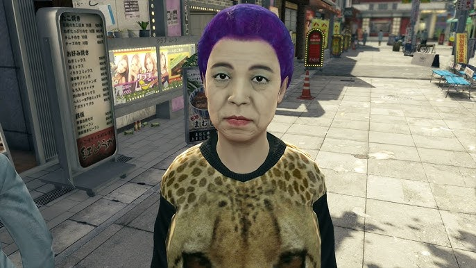 É loucura imaginar que a personagem mais forte do verso de Yakuza é uma idosa assediadora