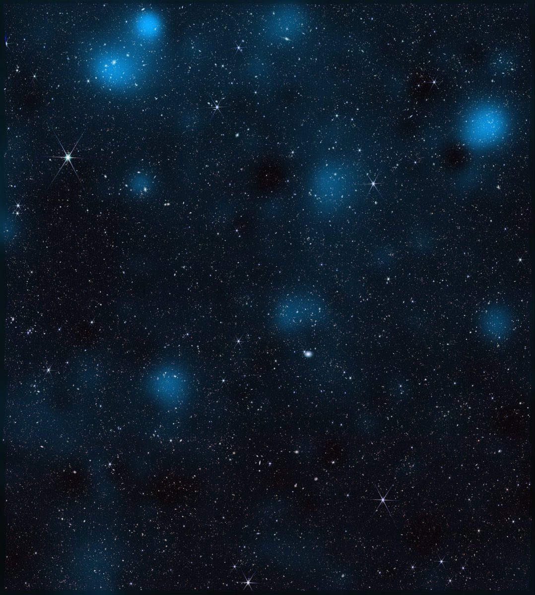NASAJPL's tweet photo. Dark matter may be invisible – but its influence is everywhere.

Using data from NASA’s James Webb Space Telescope, scientists have created one of the most detailed, high-resolution maps of dark matter ever produced.

Read more: https://t.co/hBDS4NSsuo https://t.co/sRJBYnLijr