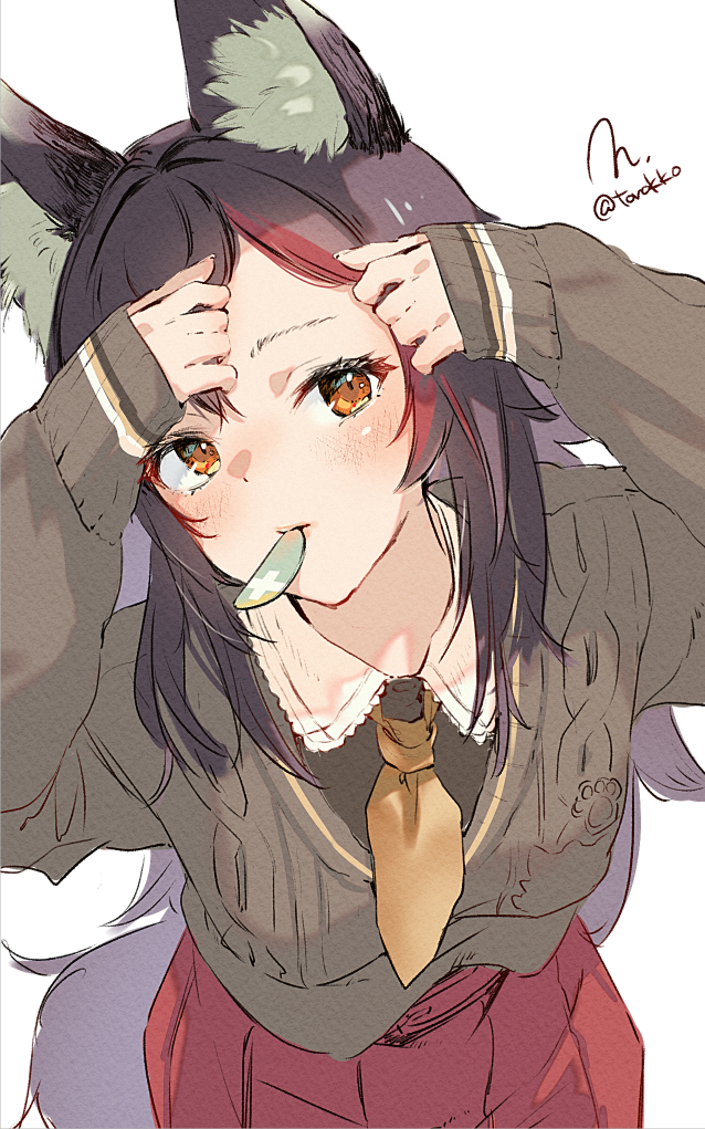 大神ミオ 「【だいたい毎日イラスト】82日目 ミオしゃ Daily Illustration」|にしやまひろしのイラスト