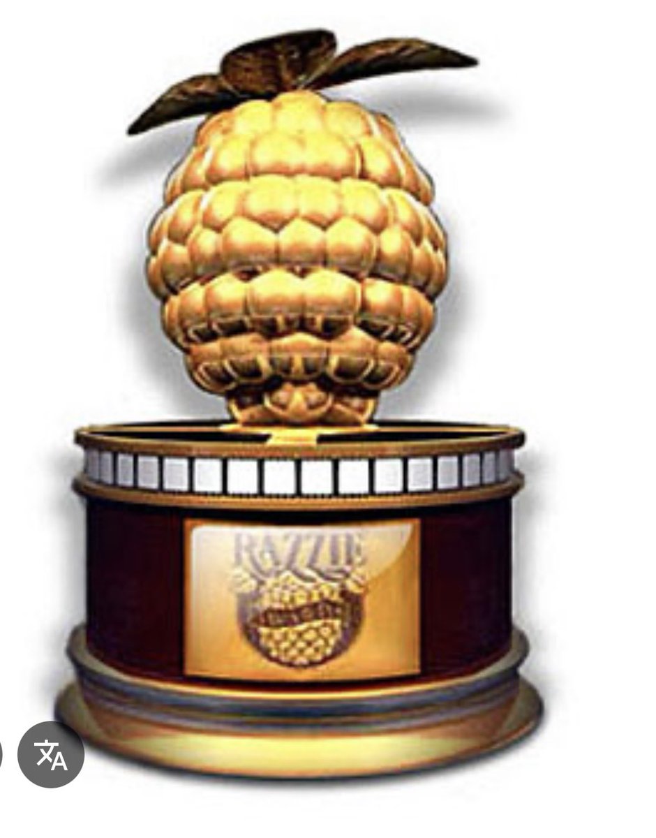 The Melania movie definitely is a favorite for the Razzie award for worst picture. Even better. It’s a golden pineapple