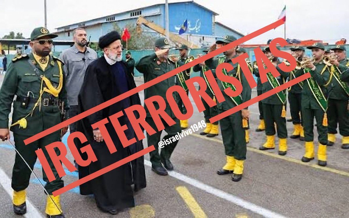 IsraelVive1948's tweet photo. 🚨ÚLTIMA HORA: Los 27 países de la UE ahora apoyan la declaración del Cuerpo de la Guardia Revolucionaria de Irán como organización TERRORISTA. https://t.co/GLwYyUDlSy