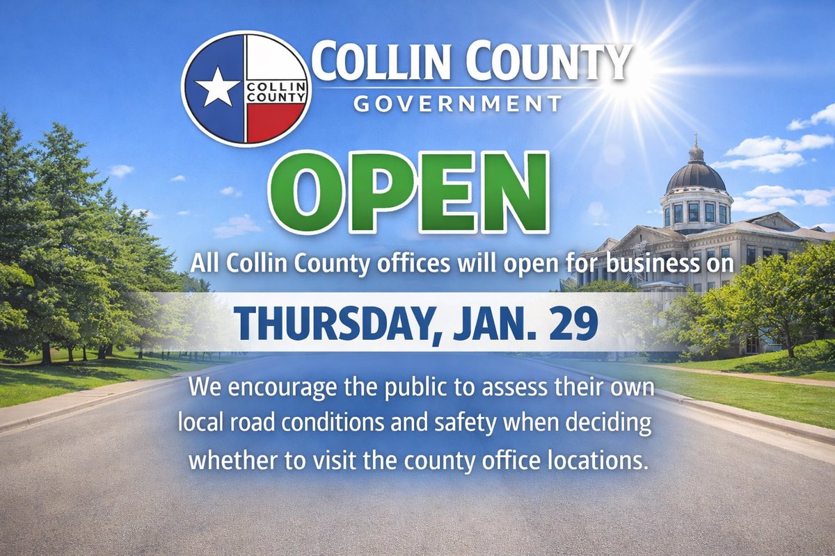 Collin County Govt tweet media