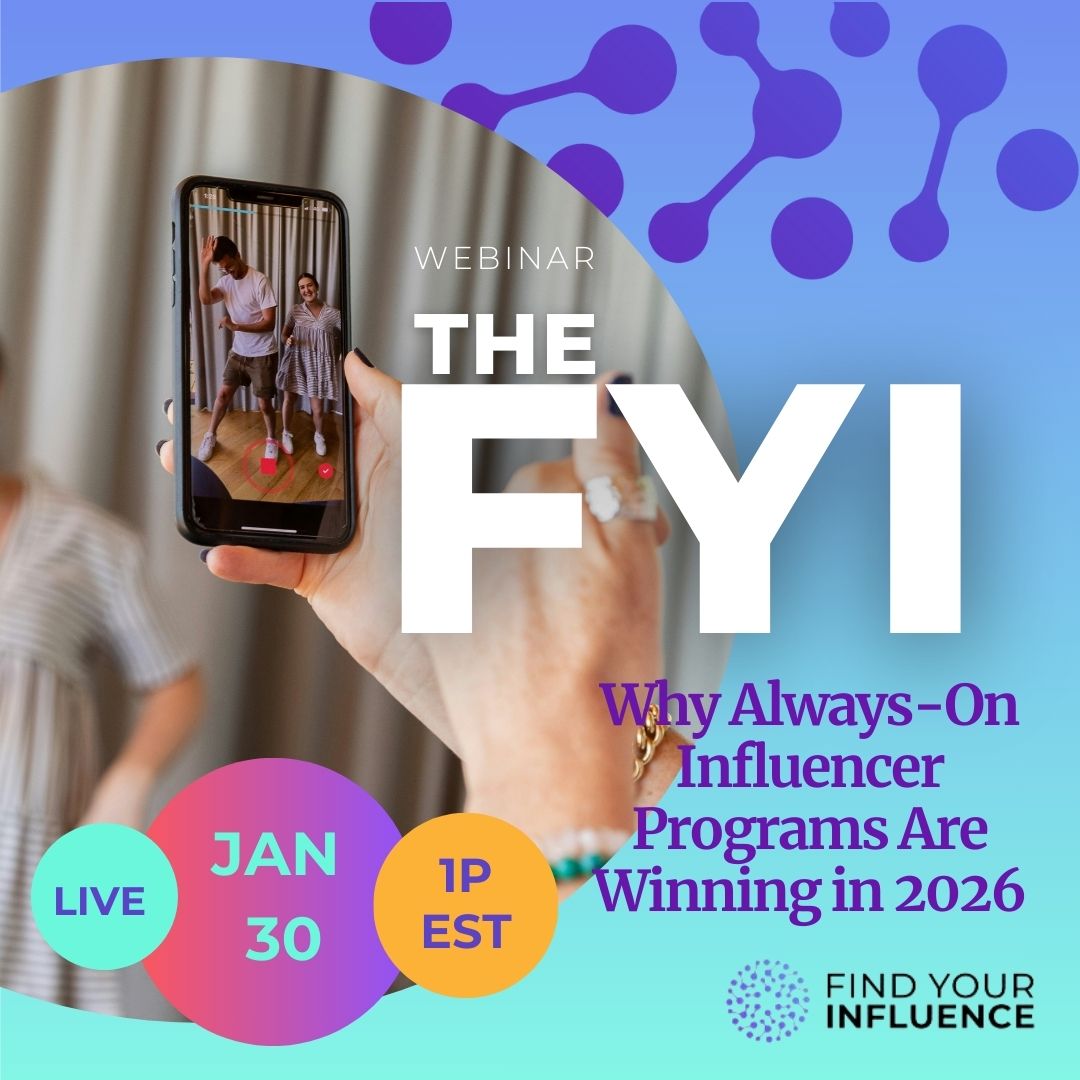 Join us on Friday, January 30th at 1pm EST for our next webinar | Beyond One-Offs: Why Always-On Influencer Programs Are Winning in 2026

RVSP today: us06web.zoom.us/webinar/regist…