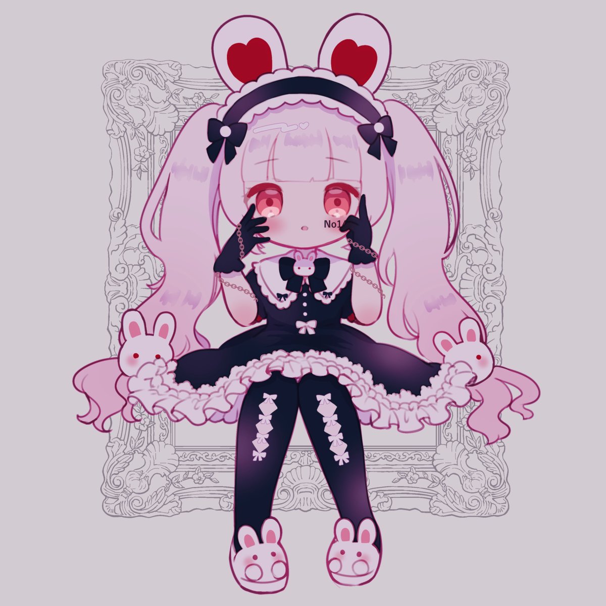 @chaa様❤︎ 確認用 色差分、表情差分など色々書かせていただきました💖リクエスト