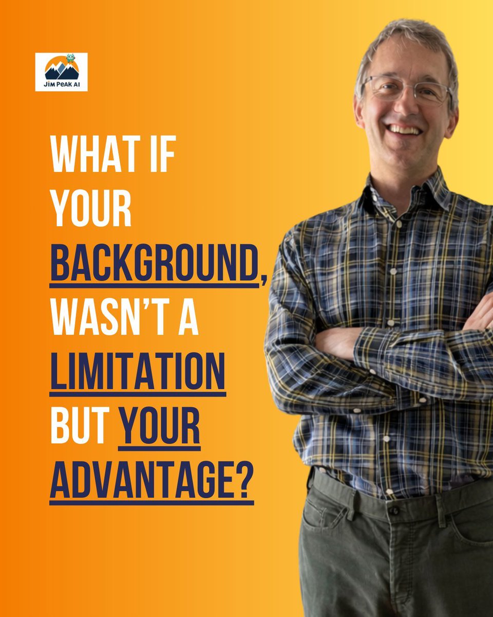 ProHappyJim's tweet image. What if your background isn’t a setback…
but your edge?

You’re more ready than you think.
Even if it doesn’t feel like it yet.

#CreativeLeadership #ClarityInMotion #WednesdayThoughts