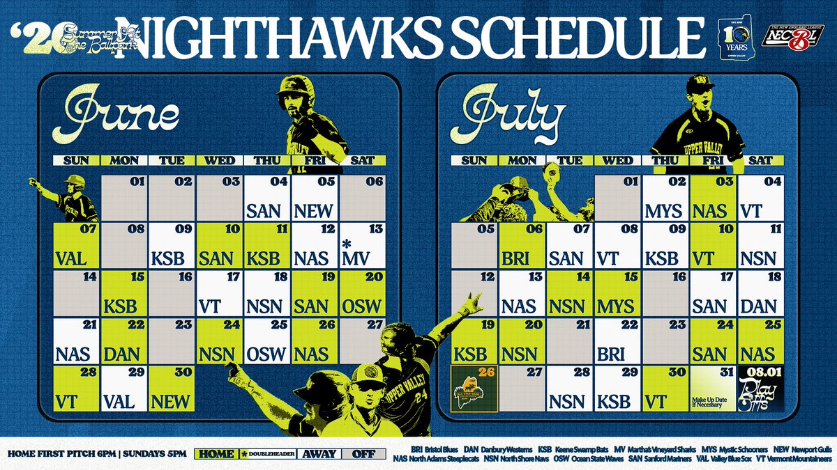 Upper Valley Nighthawks tweet media