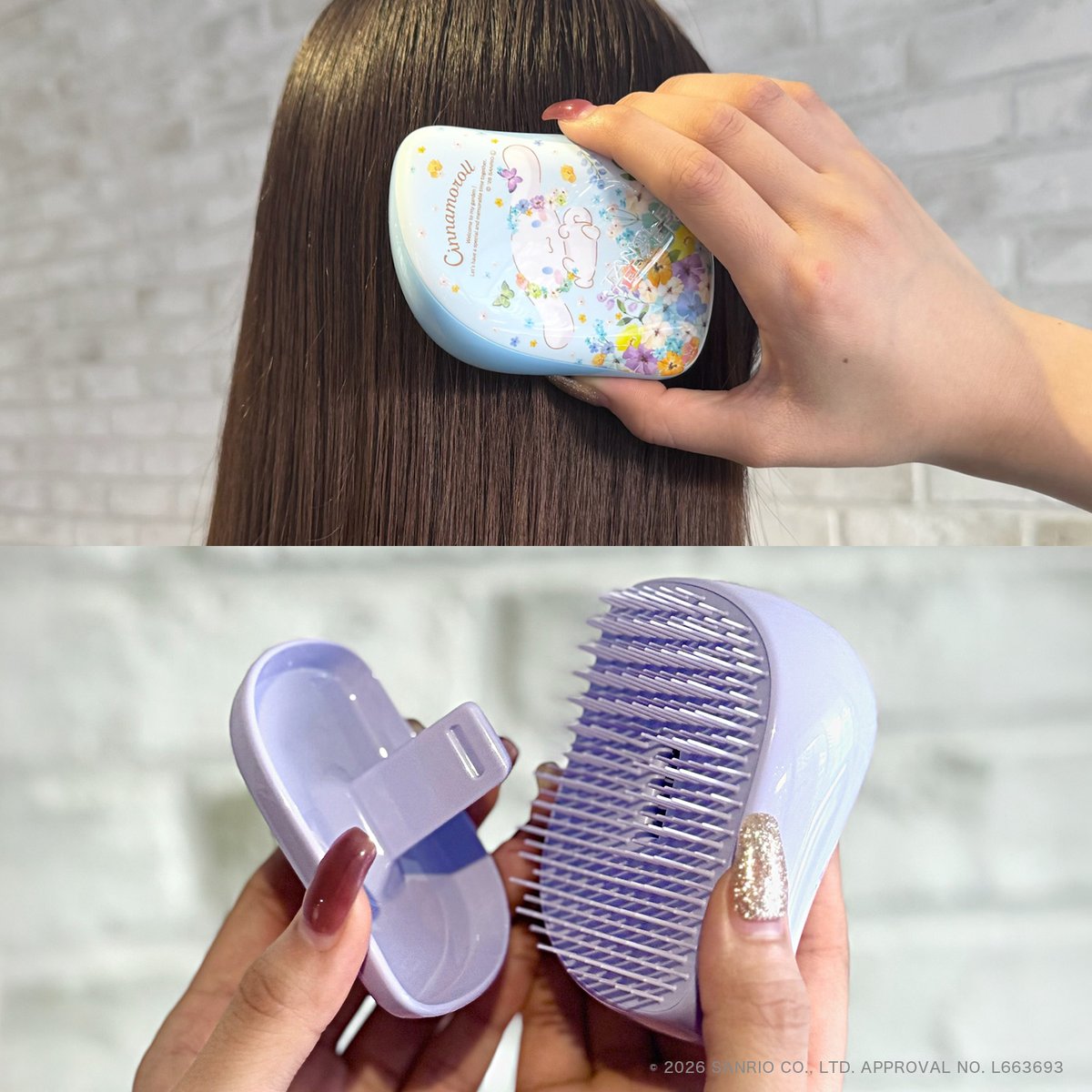 sanrio_news's tweet image. 髪がサラツヤになるヘアブラシ「タングルティーザー」に新作（全3種）が登場☆
ポムポムプリンは今回が初コラボ！
お花畑で遊ぶ姿がほっこりかわいい日本限定デザインだよ♡
2/5（木）の発売に先駆けて公式オンラインショップで予約受付中！
sanrio.lnky.jp/tZ9yYWW
#ポムポムプリン30周年