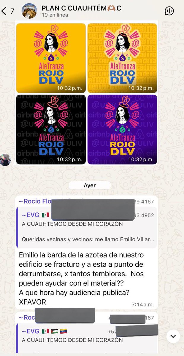AlessandraRdlv's tweet image. Estimada Jefa de Gobierno @ClaraBrugadaM , he intentado contactarla sin éxito.

¿Está enterada de que su Secretario de Participación Ciudadana, Tomás Pliego, administra un chat desde el cual se pide (masivamente) difundir mentiras y se crean imágenes para denostarme e insultarme?