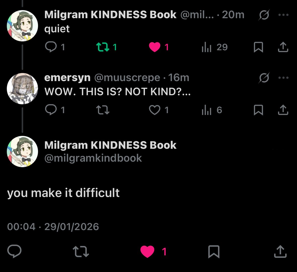 FIRST I GET BLOCKED NOW THIS