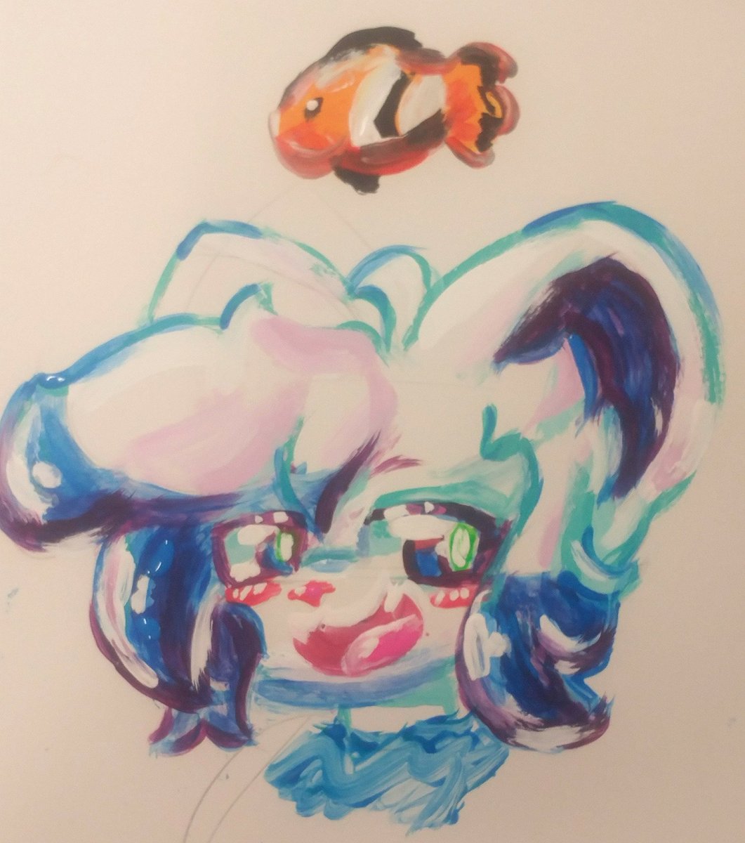 Traditionally painted Yonka face
#yonkagorfanart