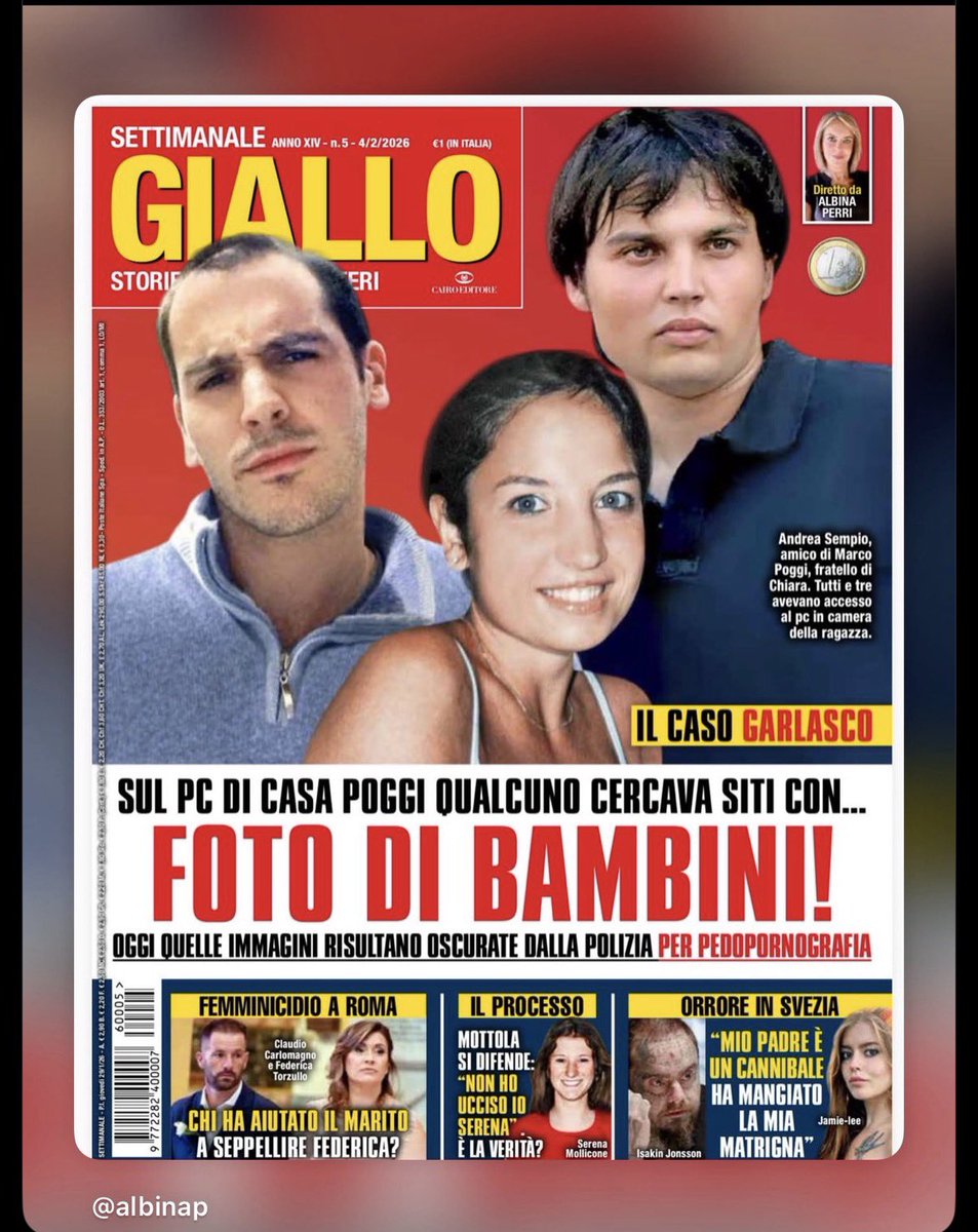 MimiPam111's tweet image. Non sappiamo ancora chi fruisse di quel materiale: Junior o Senior? Lo vedremo. La riflessione che mi viene da fare è questa: in più di 18 anni chissà quante volte sarà stato ancora visionato. E tutto questo mentre si continua a far passare #Stasi per un pedofilo. #garlasco