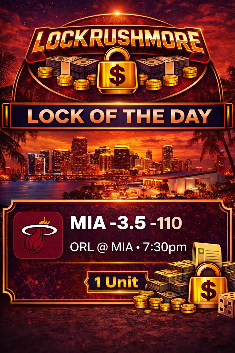 LockRushmore's tweet image. Miami is the more disciplined, experienced team in this spot. With Franz out, the Magic struggle with consistency. Spoelstra’s edge, elite defensive execution, and playoff-style toughness give the Heat a huge advantage against a young Orlando squad that struggles in half-court…