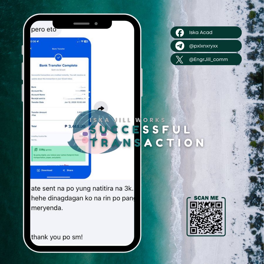 𝐓𝐡𝐚𝐧𝐤 𝐲𝐨𝐮 𝐟𝐨𝐫 𝐓𝐫𝐮𝐬𝐭𝐢𝐧𝐠 𝐄𝐧𝐠𝐫. 𝐈𝐬𝐤𝐚!

:791/n

Portfolio: bit.ly/EngrIskaJill-C…

Feel free to reach out through my socials below :

📍 𝐗 (𝐓𝐰𝐢𝐭𝐭𝐞𝐫):  <a href="/EngrJill_comm/">Jill Works Commissioner l Researcher</a>
📍 𝐓𝐞𝐥𝐞𝐠𝐫𝐚𝐦:  @pxlxnxrvx
📍 𝐅𝐚𝐜𝐞𝐛𝐨𝐨𝐤: Iska Acad

lf commissioner