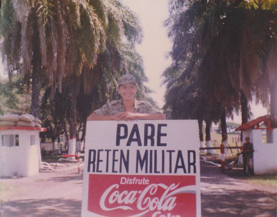 operativplaka's tweet image. Coca Cola "sponsored" military checkpoint, Colombia