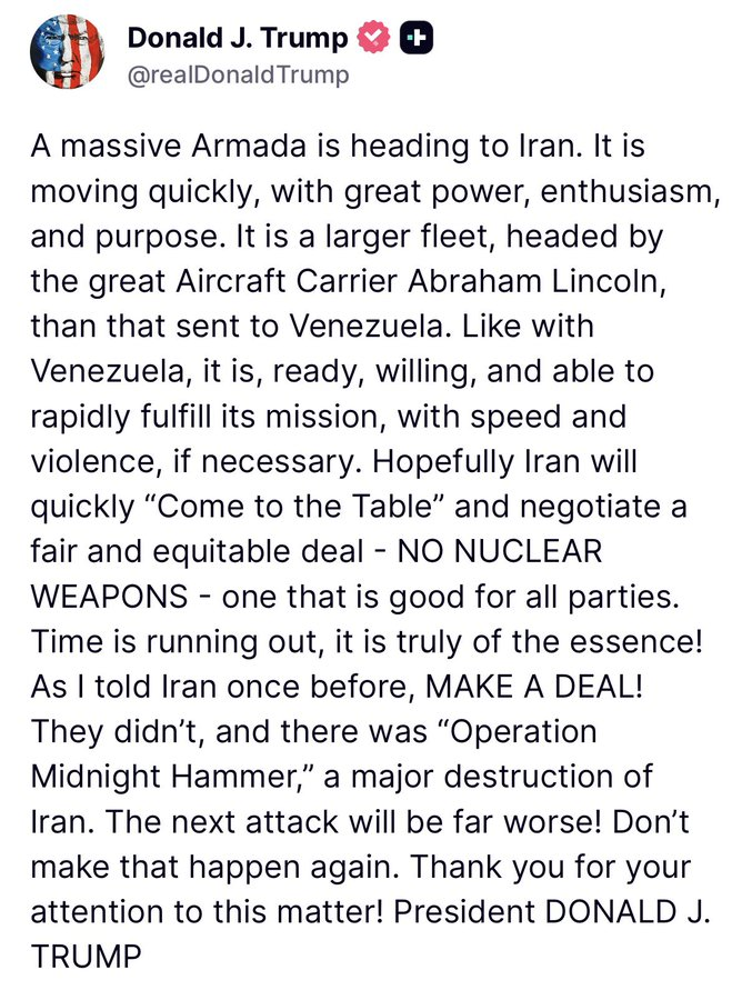Remember when Trump called for Iranians to come to the negotating table and then, once they assembled,  Israel bombed and killed the negotiators?  Why would they "come to the table" now?