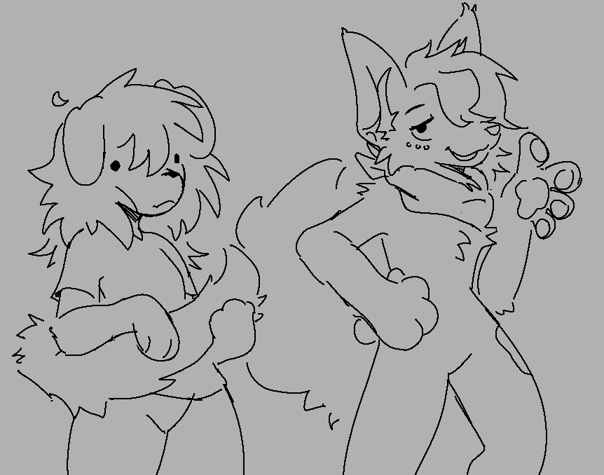 ended up drawing both of them