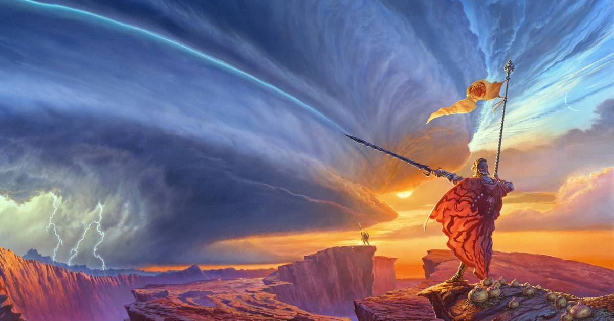 Polygon's tweet image. Brandon Sanderson signs 'unprecedented' adaptation deal for his Cosmere fantasy novels polygon.com/brandon-sander…