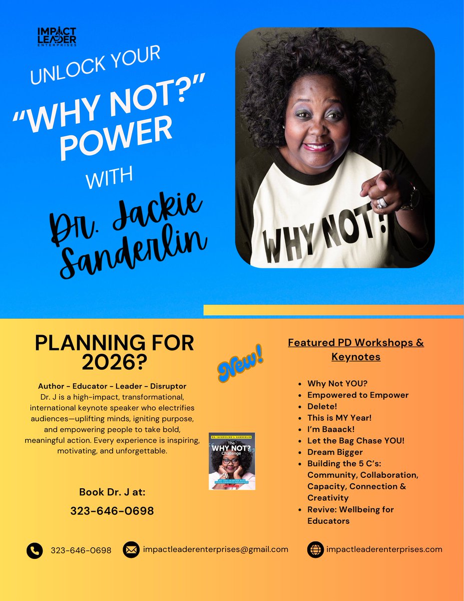 Jacqueline Sanderlin, Ed.D. tweet media