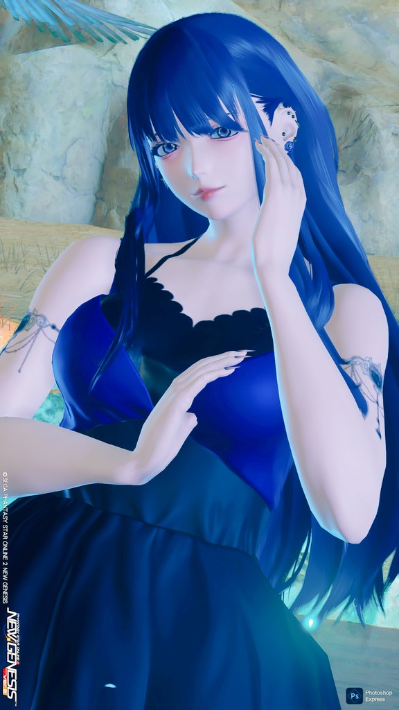 h2RfNb4Z5VGitxv's tweet image. おはむぅ🌞
シルフィでお姉さんっぽく作ってみたけど…んーもぉちょっとわからへん………(o_ _)oってなったw
タレ目が上手くいかない:( •ᾥ•):
 #PSO2NGS_SS