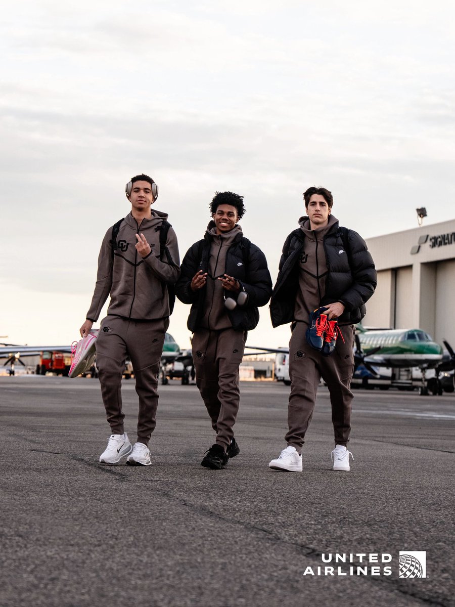 CUBuffsMBB's tweet image. next stop: Iowa ✈️

#GoBuffs | @united