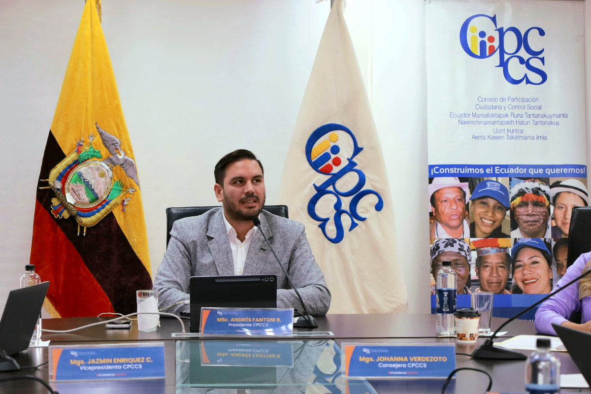 ¡Desde el <a href="/CpccsEc/">Participa Ecuador</a> cumplimos!

Escuchamos todas las posturas como parte del Control Social. Reafirmamos su compromiso con una actuación responsable de las veedurías en representación de la ciudadanía. 💪🏻🇪🇨

#NadaNosDetiene
#CiudadanosComoTú