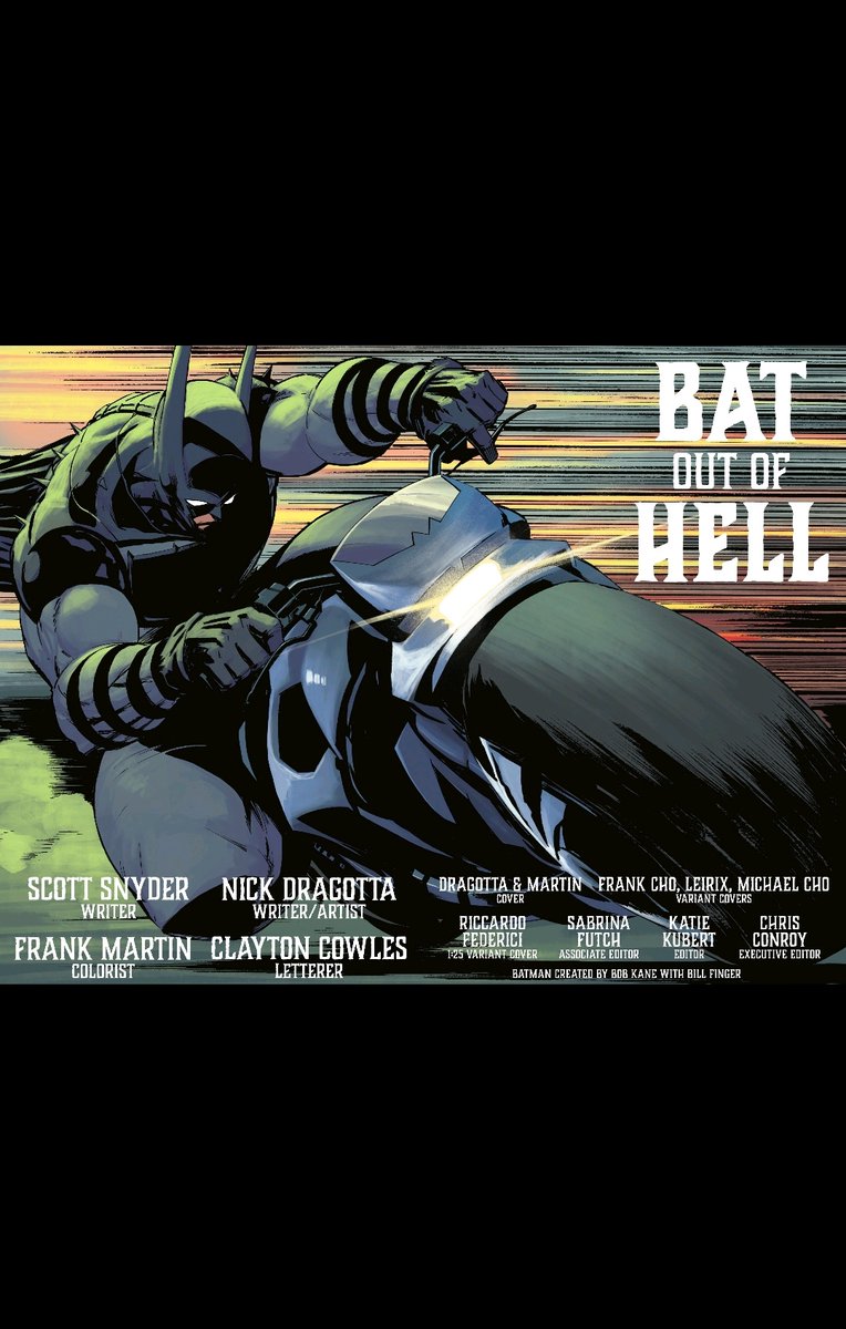 batmandailydose's tweet image. ABSOLUTE BATMAN #16 

Best panels part-1
Title card: BAT OUT OF HELL #batcycle 

#absolutebatman #absolutewonderwoman #dcallin
