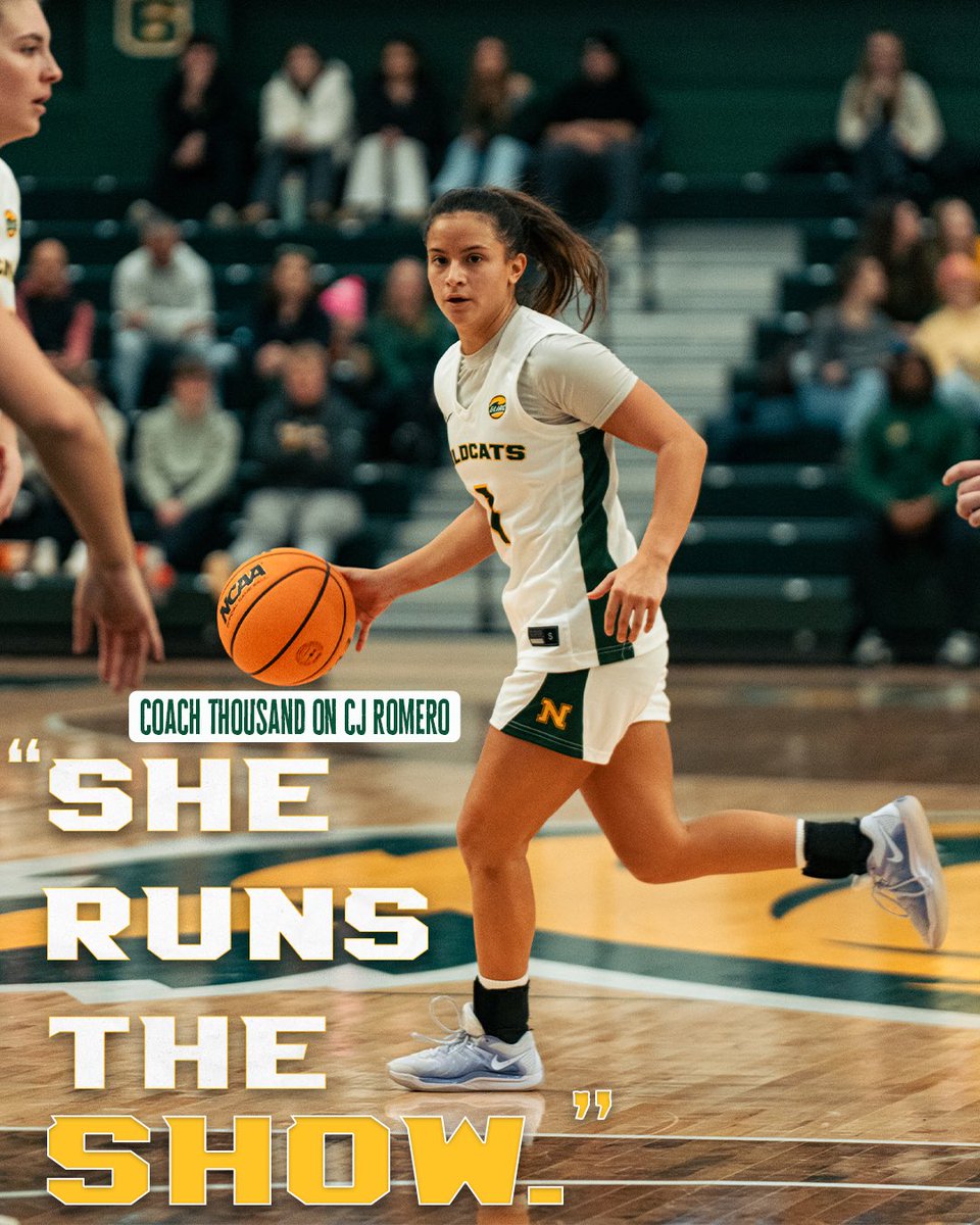 NMU_WBBall's tweet photo. Point guard appreciation!😸

#nmuwbb #GoCats https://t.co/ZsESO0c7nw