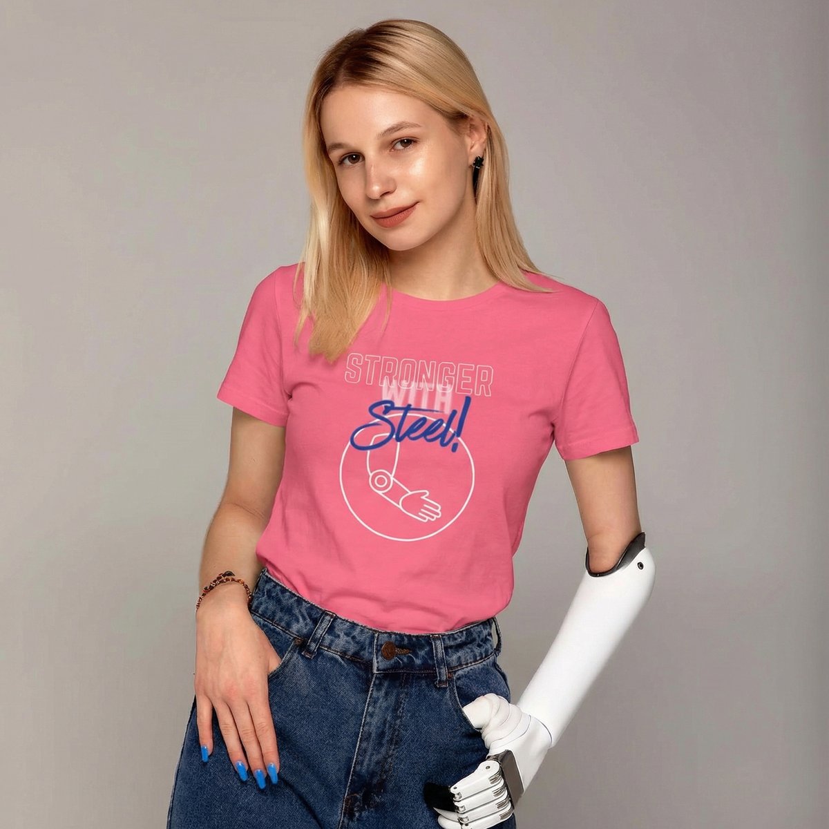 The "Stronger than steel" design is available in many different colors and type of clothing! Tee´s , hoodies and more! Check it out at isbrave.store and grab yours today! 😀