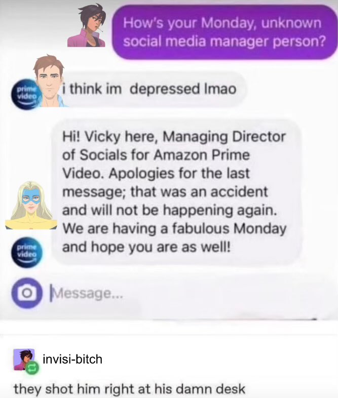 #invisigal #blondeblazer #robertrobertson