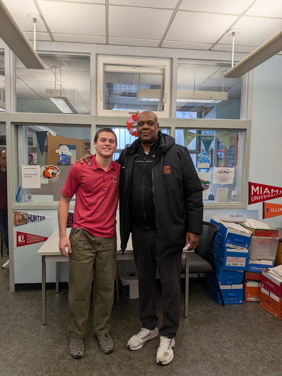 stuyfootball's tweet photo. Thank you @coach_dees for making his way through the snow and coming to @StuyNY to meet our guys @isaac_sprung @JD7_7LT to talk @BigRed_Football
Great way to start 2026. Looking forward to a lot more talks in the future!
#processoverprize
#bigredfootball
#ivyleaguefootball https://t.co/zNaDNC2HCk