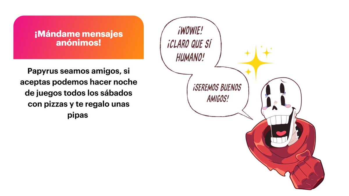 Underweb_Au's tweet image. Papyrus acepto ser tu amigo 
#underweb #qyr #undertaleAU