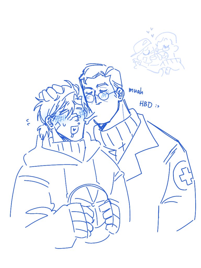 Dear <a href="/Denag4b4/">BluBerry🫐</a> Happy birthday, my friend! Here, have our oc show some love.