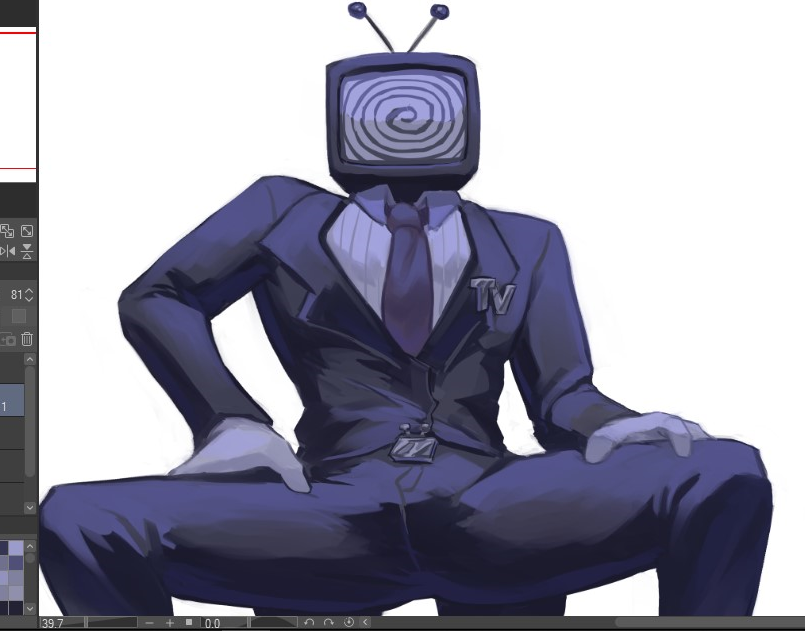 Defernull Tens sketch #tenna #DELTARUNE