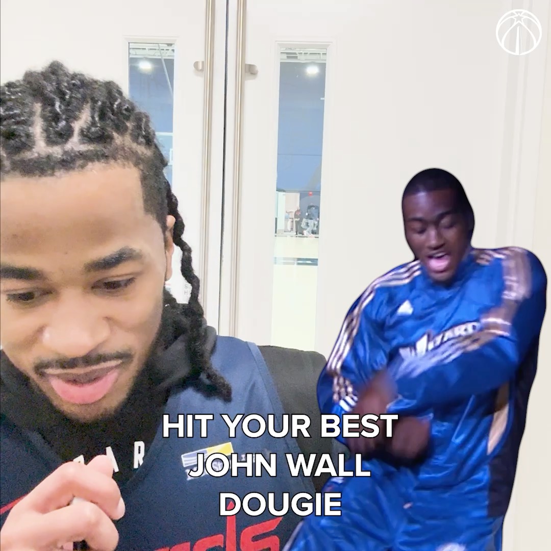 .@johnwall can you teach us how to dougie? 💪
