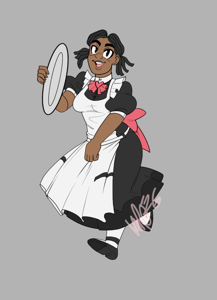 Puddin's #Aphrodesia waitress outfit! 🩷